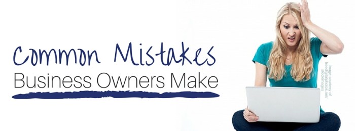 Mistakes business common four